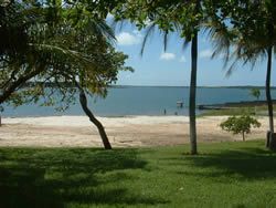 Vista panor�mica da lagoa 